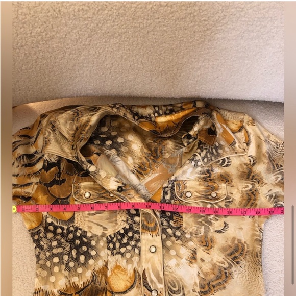 Roberto Cavalli S/S 2004 Feather Print Silk Shirt Dress - Picture 6 of 11